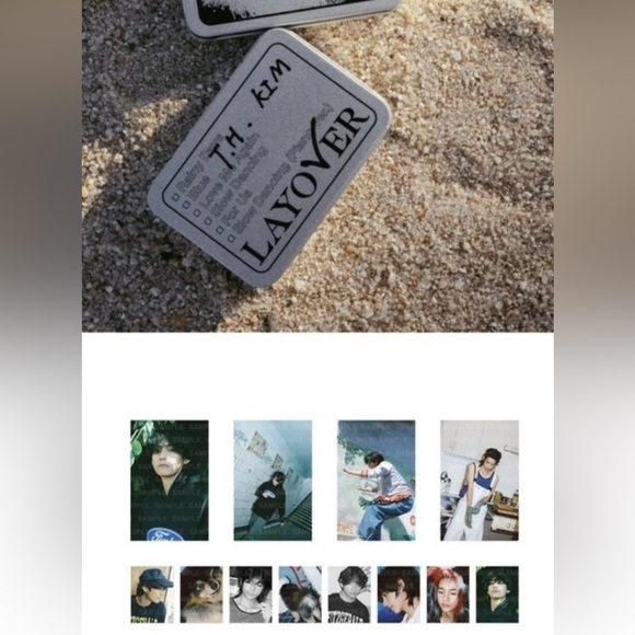 V Layover Tin Case Sticker Set - Picture 2 of 3